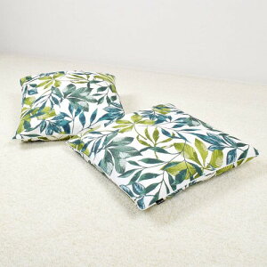 �X�^�C���f�R�[��(STYLE Decor) ���z�c�J�o�[ 55×59 2���Z�b�g ���唻 ������� ��100% �k�� �O���[�� �{�^�j�J�� ���[�t�� W3400800