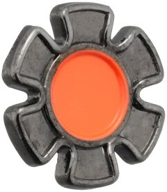 cam-in ソフトシャッターボタン レリーズボタン 創作型 / (直径12mm) (オレンジの花) CAM9117