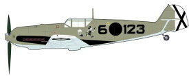 HOBBY MASTER 1/48 Bf-109E-3 メッサーシュミット ハンス・シュモラー-ハルディ機 完成品 HA8717