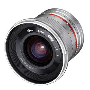 SAMYANG �P�œ_�L�p�����Y 12mm F2.0 �V���o�[ �\�j�[ ��E�p APS-C�p