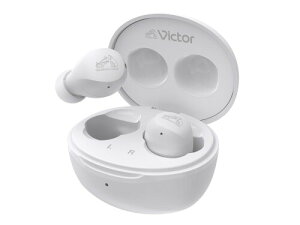 JVC�P���E�b�h Victor HA-A6T-W ���C�����X�C���z�� Bluetooth Ver.5.4 ���v23���ԍĐ� �}�C�N�t�� ���^ �y�� �h�� �z���C�g HA-A6T