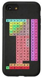 iPhone SE (2020) / 7 / 8 元素表 科学化学 周期 カラフルな電話 スマホケース