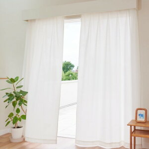 �J�[�e�������� ��100cm x��203cm 2���g �ߓd�΍� ��ł��O���猩���ɂ��� �� �v���C�o�V�[�΍� UV�J�b�g �f�M �ۉ� �􂦂� �A�W���X�^�[�t�b�N�t�� �V���v��