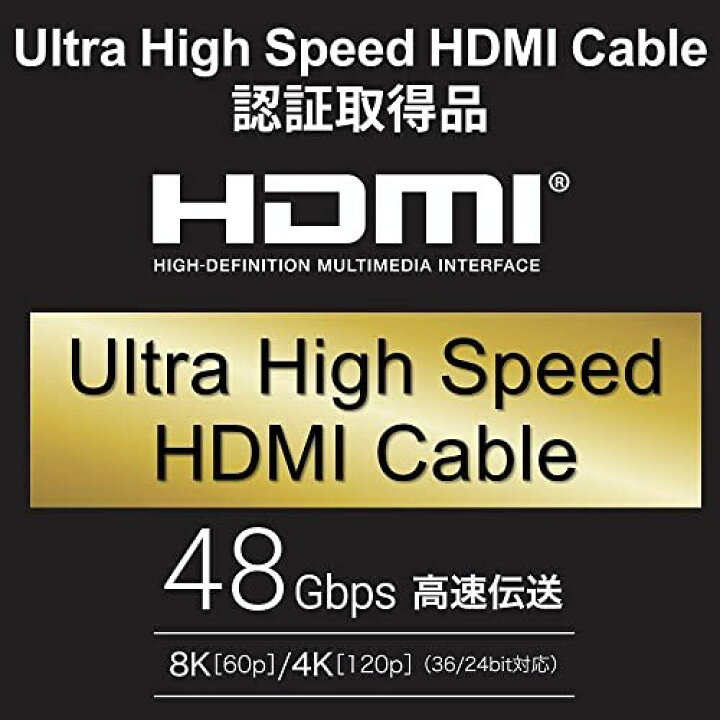 海外並行輸入正規品 バッファロー HDMI ウルトラハイスピード 2m 8K 4K フルHD eARC VRR 対応 Nintendo Switch  PS5 PS4 BSHDUN20BK N