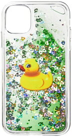 (エックスガール) 小物 Swimming Duck Mobile CASE for iPhone 11 105211054016 LtGREEN