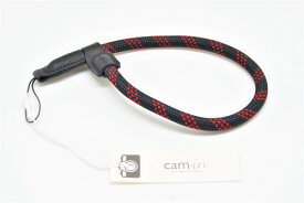cam-in (カムイン) ハンドストラップ DWS-001・DWS-002シリーズ (紐型, ブラック × レッド) DWS-00203