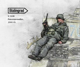 スターリングラード 1/35 第二次世界大戦 ドイツ軍 擲弾兵 1943-45 (6) 寝そべる跨乗兵 レジンキット ST3228 成型色