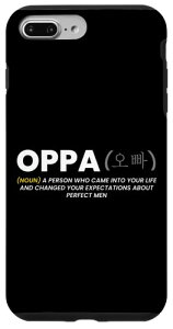 Oppa�؍���`K-�h���}�N�[���ȃf�U�C�� �X�}�z�P�[�X iPhone 7 Plus/8 Plus �p