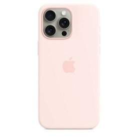 Apple MagSafe対応iPhone 15 Pro Maxシリコーンケース - ライトピンク