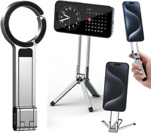 Ulanzi MA30 �X�}�z�O�r/MagSafe�Ή� ������ ���̓}�O�l�b�g �܂肽���ݎ� �����^�ѕ֗� ���B��_ �X�}�z�X�^���h �B�e ����ӏ܂ɍœK �V���o�[
