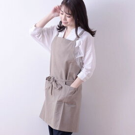 レップ(Rep) エプロン 北欧 ポケット2個付き カフェエプロン 大人用 着丈73cm (アビチュアル ソル) ベージュ BE 547663-MAIL プレゼント