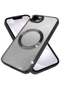 �V�Y�J�E�B��Re iPhone 17e �p / 16e �p �P�[�X MagSafe�Ή� ���炫�� �����Y�ی� �J�o�[ ���C�����X�[�d �ϏՌ� �n�C�u���b�h6 �X�}�z�P�[�X 1���� ���� �u���b�N