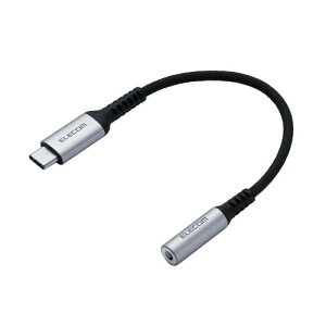�G���R�� USB Type-C - 3.5mm �ϊ��A�_�v�^ �I�[�f�B�I�ϊ� �n�C���]�Ή� DAC���� ���ϋv AUX �ʘb�\ �����ϊ� �C���z���W���b�N�ϊ� �i�C�������b�V�� �u���b�N MPA-C35ECANBK
