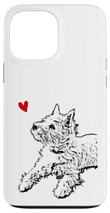 �E�F�X�g�n�C�����h�z���C�g�e���A ���A�[�g �E�G�X�e�B �C���X�g West Highland White Terrier �X�}�z�P�[�X iPhone 13 Pro Max �p