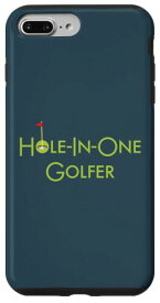 iPhone 7 Plus/8 Plus ホールインワンゴルファー グラフィックデザイン ホールインワンゴルフ記念品 Hole In One Golfer スマホケース