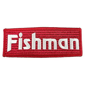 FISHMAN WP-000001 ステッカーワッペン 赤