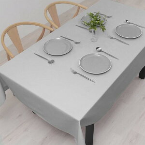 �X�^�C���f�R�[��(STYLE Decor) �e�[�u���N���X ��100% ������� �����` �k�� 120×150cm �X�^���_�[�h ���n �O���[ W4703000