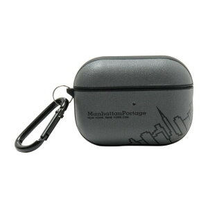 �}���n�b�^���|�[�e�[�W(Manhattan Portage) PU LEATHER Hybrid AirPods Pro CaseSKYLINE �V���o�[�E�O���[ AirPods Pro2 AirPods Pro ��2/1���㌓�p APPR2-MP-04-GR