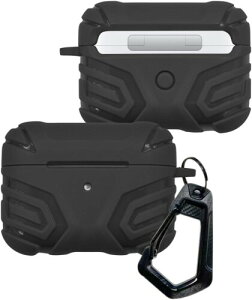 �V�Y�J�E�B�� AirPods Pro 2 / 1 �p �P�[�X �J�o�[ �J���r�i�t TPU �ϏՌ� �C���z���P�[�X C02 �u���b�N 1����
