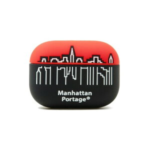 (�}���n�b�^���|�[�e�[�W) ManhattanPortage Silicone AirPods Pro CaseSKYLINE APPR2-MP-07-RD RED AirPods Pro2 AirPods Pro �V���R�� 4589676566783