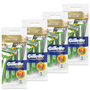 Gillette �W���b�g �J�X�^���v���~�A�� �W�F���V�[���h �E��� �g���̂ăJ�~�\�� �j���p 12�{