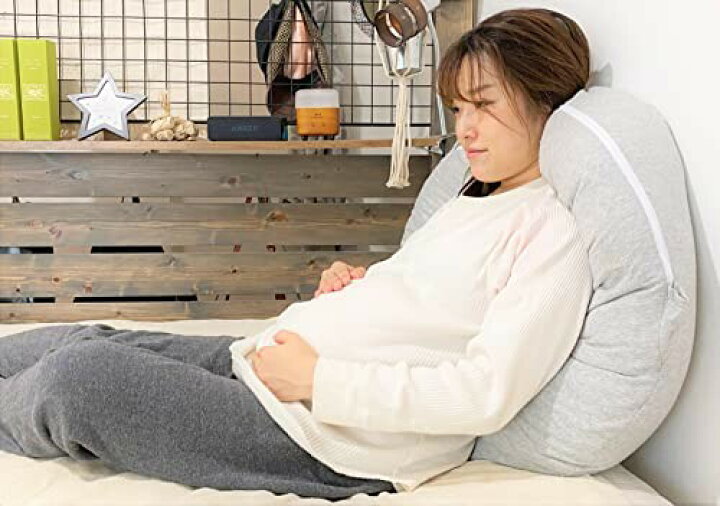 大きな抱き枕 授乳クッション BodyNursing 妊娠時から出産後まで使える マタニティ抱き枕 足枕 背もたれ 肘掛け 綿100%カバー  : ミスターポストマン支店