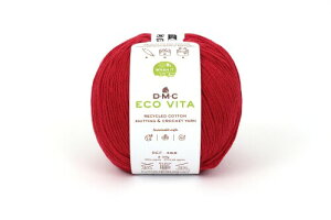 �f�B�[�G���V�[(DMC) ECO VITA �G�R���B�[�^ ���T�C�N���R�b�g�� �ю� ���� #555 ���b�h�n 100g 250m DMC388