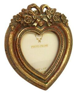 �H���f�� Gold W12×D2×H14cm ���C�����T���� �v�` �t�H�g�t���[�� �n�[�g X936(CY2)