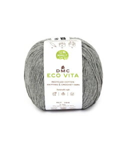 �f�B�[�G���V�[(DMC) ECO VITA �G�R���B�[�^ ���T�C�N���R�b�g�� �ю� ���� #112 �O���[�n 100g 250m DMC388