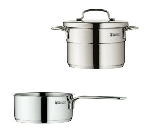 WMF (���F�[�G���G�t) �n�C�L���Z���[��12cm �\�[�X�p��12cm IH �K�X�ΑΉ� �V���v���ȃf�U�C�� �u�~�j �N�b�N�E�F�A 2P�Z�b�g�v W0798576040