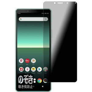 PDA�H�[ Xperia 10 II (SO-41A/SOV43) Privacy Shield �ی� �t�B���� �`�����h�~ ���˒ጸ ���{��