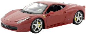 Burago 1/24 �t�F���[�� 458 �C�^���A ���b�h �����i 18-26003R1