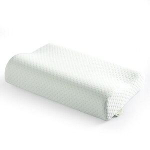 ZINUS �ᔽ�� �X���[���R���g�[���s���[ �� Small Contour Pillow �z���C�g 30.5 × 51 × 10cm PICT-01
