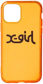 (エックスガール) 小物 MILLS LOGO CLEAR MOBILE CASE for iPhone 11 Pro 105211054032 オレンジ