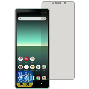 PDA�H�[ Xperia 10 II (SO-41A/SOV43) �u���[���C�g�J�b�g(����) �ی� �t�B���� ���{��