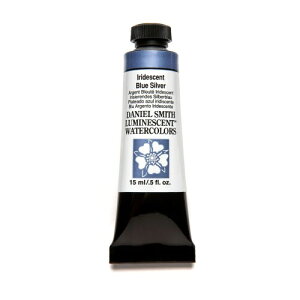 Daniel Smith �_�j�G���E�X�~�X ���ʊG�� 15ml�`���[�u (Iridescent Blue Silver) 284640014