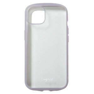 �A���O���b�h(Ungrid) Easy Grip Clear Case+Tag Strap Set LAVENDER GRAY iPhone 14/13���p iP13-UR03 �X�g���b�v �w�ʌ^ �N���A
