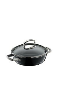 WMF (���F�[�G���G�t) ����� 24cm IH �K�X�ΑΉ� �������� �V�R�z�΂��琶�܂ꂽ�~�l�����f�� �u�t���[�W�����e�b�N �~�l���� ���[�X�^�[ BL (�u���b�N)�v 10�N�ۏ� �h�C�c�� W0518395290
