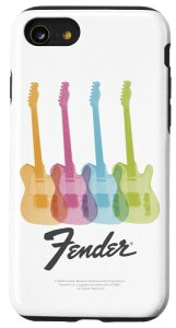 Fender Multicolor Rainbow Stratocaster Rock Guitars �X�}�z�P�[�X iPhone SE (2020) / 7 / 8 �p