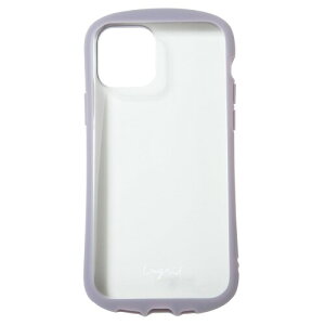 �A���O���b�h(Ungrid) Easy Grip Clear Case+Tag Strap Set LAVENDER GRAY iPhone 12 iPhone 12 Pro iP12-UR03 �X�g���b�v �w�ʌ^ �N���A