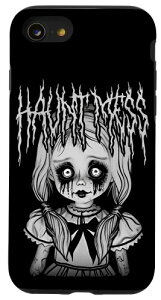 Haunt Mess Creepy Haunted Doll Illustration �X�}�z�P�[�X iPhone SE (2020) / 7 / 8 �p