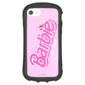 グルマンディーズ Barbie iPhone SE (第3世代/第2世代) / 8 / 7 / 6s / 6 (4.7インチ) 対応 ハイブリッドクリアケース ロゴ BAR-44A