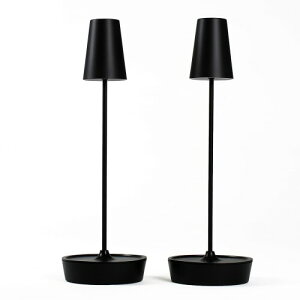 MoriMori LED T-Light ALTO�i�u���b�N�F�j2��Z�b�g FTL-24AT-BK-2 4573111801676 LED ���C�����X �e�[�u�����C�g �^�b�`�d�� 3 �i�K�����i�ő�200���[�����j