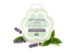 (Lavender Green Tea) - One Fur All Pet House Wax Melts by, Pack of 2 - Lavender Green Tea - Long Lasting Pet Odour Eliminating Wax Melts, 100% Natural Soy Wax Melts, Non-Toxic Pet Wax Melts, Dye-Free Unique, Made in USA