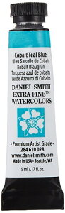 Daniel Smith �_�j�G���E�X�~�X ���ʊG�� 5ml�`���[�u (Cobalt Teal Blue) 284610028
