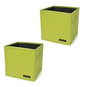 �X�^�C���f�R�[��(STYLE Decor) �t�@�u���b�N�{�b�N�X S�T�C�Y (26cm×26cm×26cm) 2�Z�b�g ���[�t�O���[�� ���[�{�b�N�X ������� W4202802