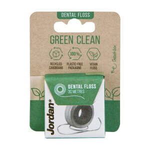 Jordan �W���[�_�� GREEN CLEAN DENTAL FLOSS �O���[���N���[�� �t���X