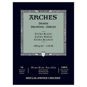 Arches �A���V�� �x����BFK���[�u�p�b�h 180g 31X23cm 16�� (1795112) �i�`�������z���C�g