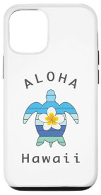 iPhone 13 Pro アロハ ハワイ ハワイアン ウミガメ プルメリア フラワー ホヌ 夏 スマホケース