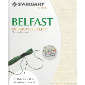 �c�o�C�K���g(ZWEIGART) ZWEIGART BELFAST �x���t�@�X�g ���l���h���イ�N���X 32CT ��48×68cm �A�C�{���[ ZW3609P-99